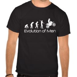 Evolution of Men Motorcycle T-shirt